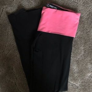 Pink yoga pants